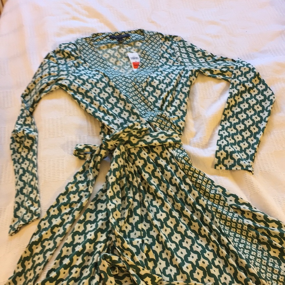 Banana Republic wrap dress.